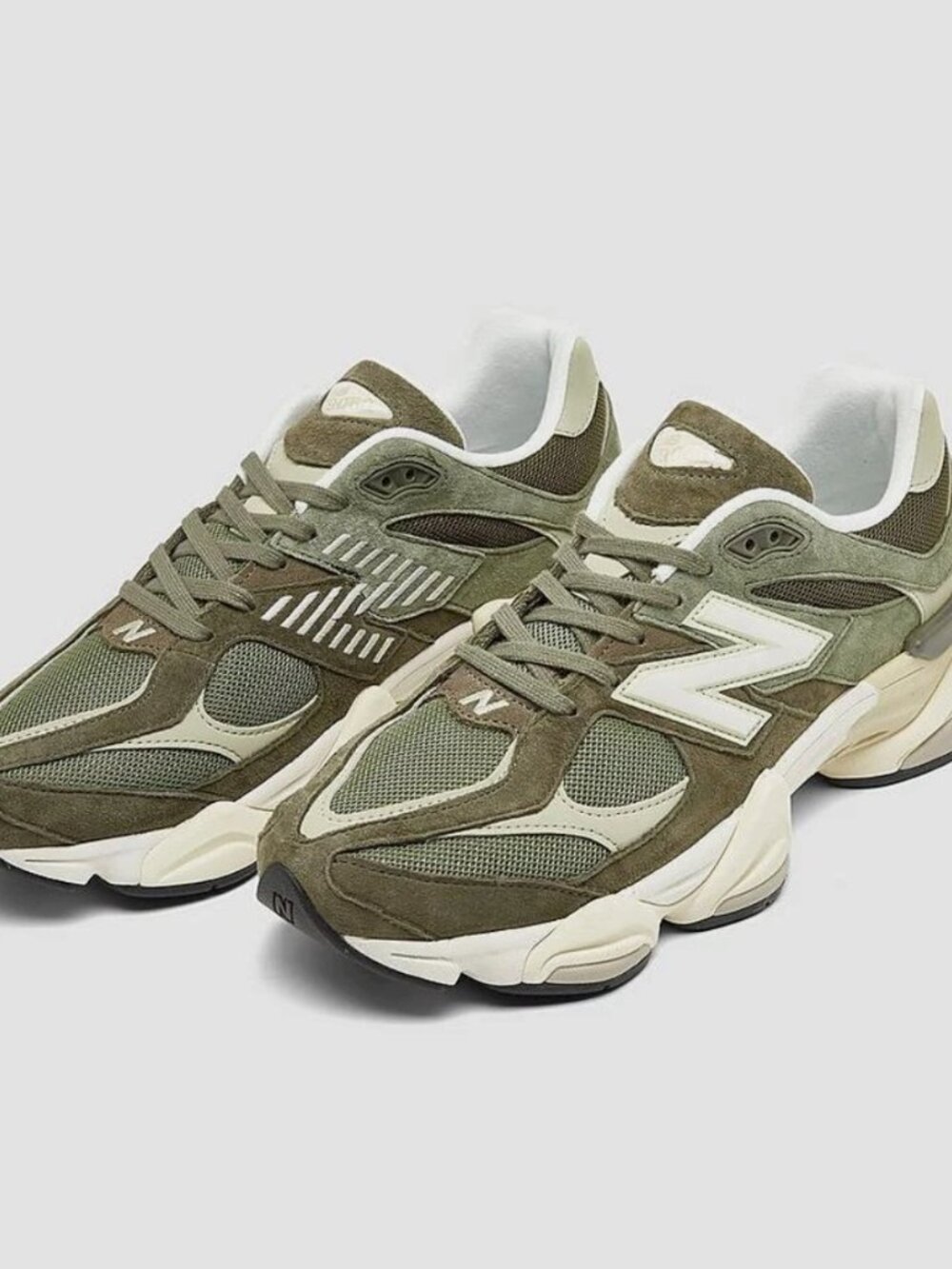 Mens NEW BALANCE 9060 Dark Camo/Dark Olive/Sandstone U9060JGO M6/W7.5